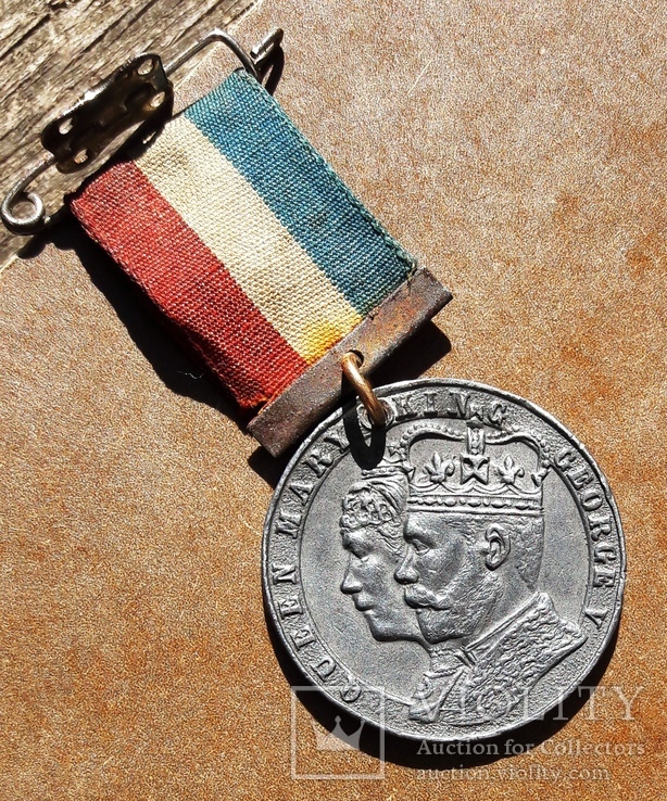 Медаль на корон. Георга V и Марии, июнь 1911 г., фото №2