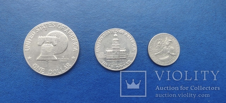 Набор монет «200 лет независимости США», фото №2