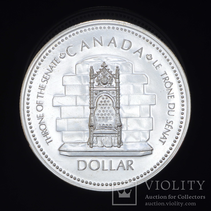 1 Доллар 1977 25 лет коронации Елизаветы II, Канада