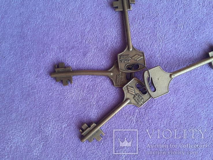 Четыре ключа,латунь, фото №4