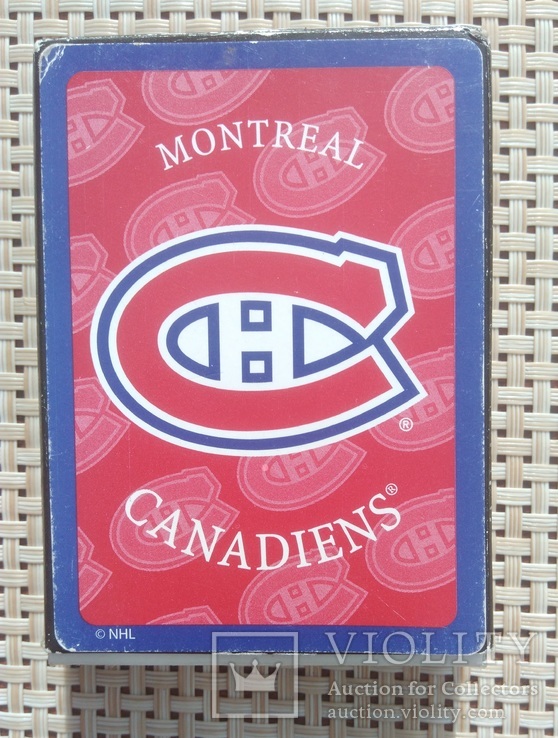 Карты игральные, NHL логотип Canadiens, фото №3