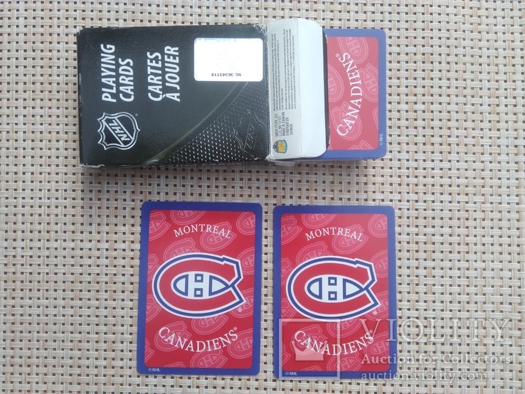 Карты игральные, NHL логотип Canadiens, фото №6