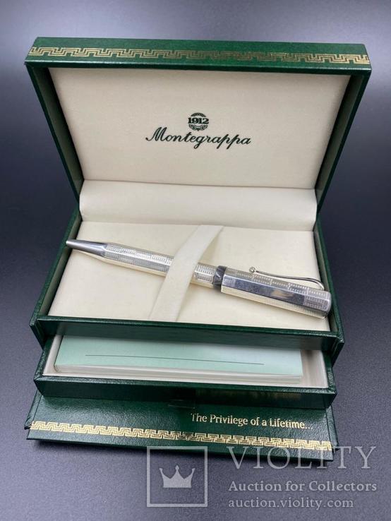 Ручка шариковая серебряная 925 Montegrappa Privilege Deco