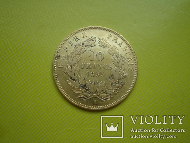 10 франков 1855 г., фото №3