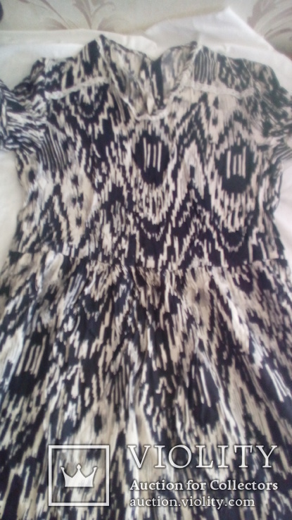 Платье х.б с этническим рисунком ткани