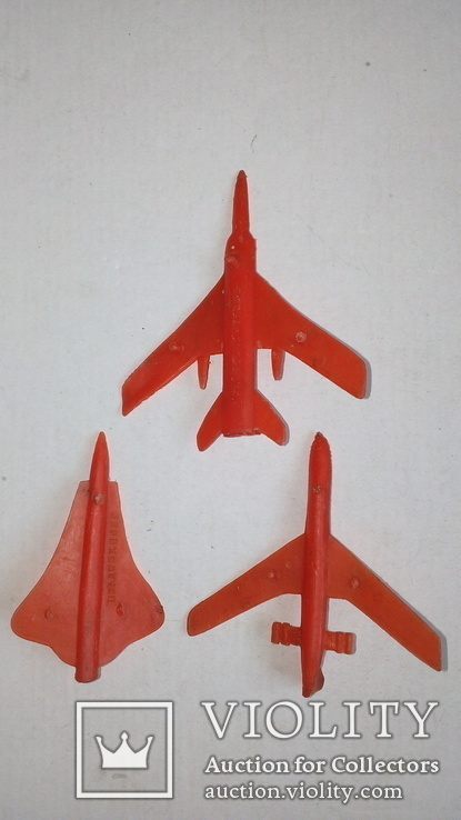 Игрушки СССР Самолеты 3 шт, фото №3
