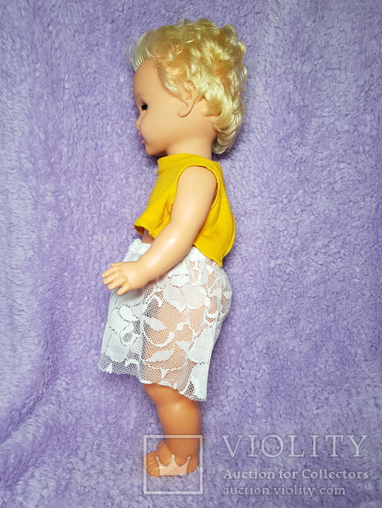 Кукла ГДР блондинка 47 см, фото №3