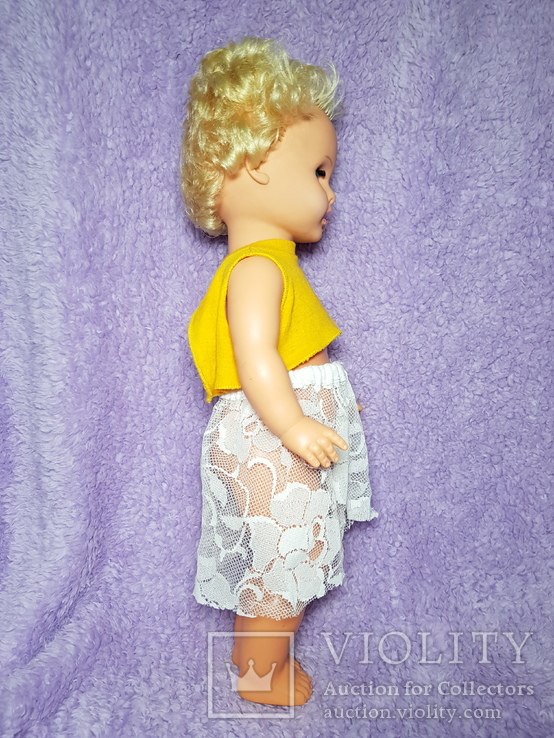 Кукла ГДР блондинка 47 см, фото №5