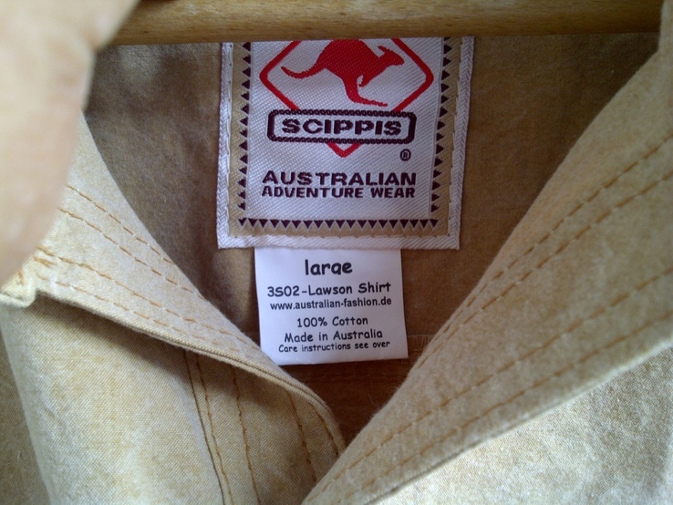 Рубашка Scippis Австралия оригинал L-XL, фото №3