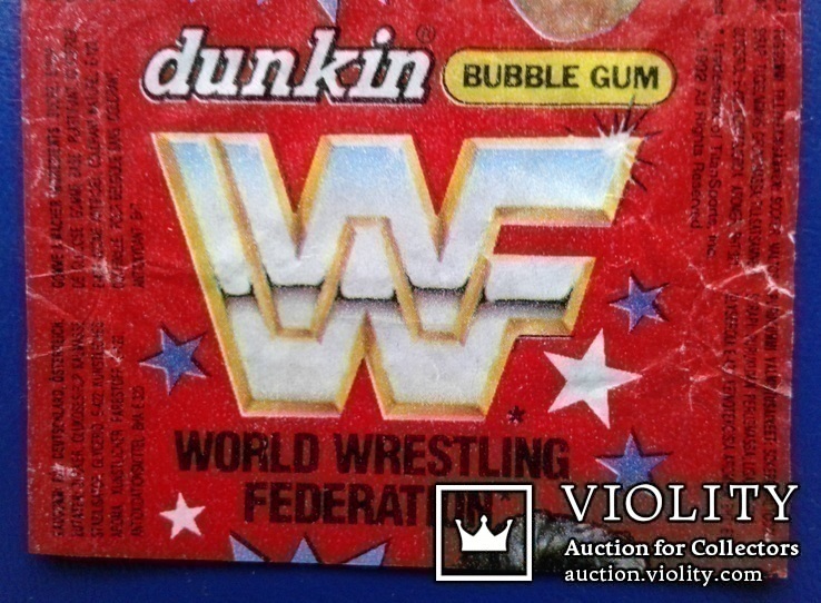 Обертка ,,World wrestling federation", dunkin - Испания., фото №5