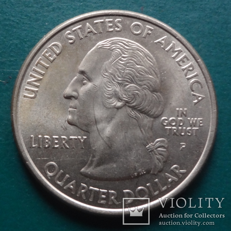 25 центов 2000 Нью Хемпшир   (N.10.1)~, фото №3