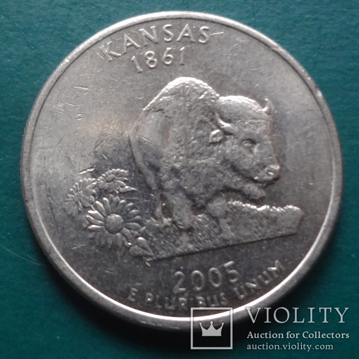 25 центов  2005  Канзас   (N.10.7)~