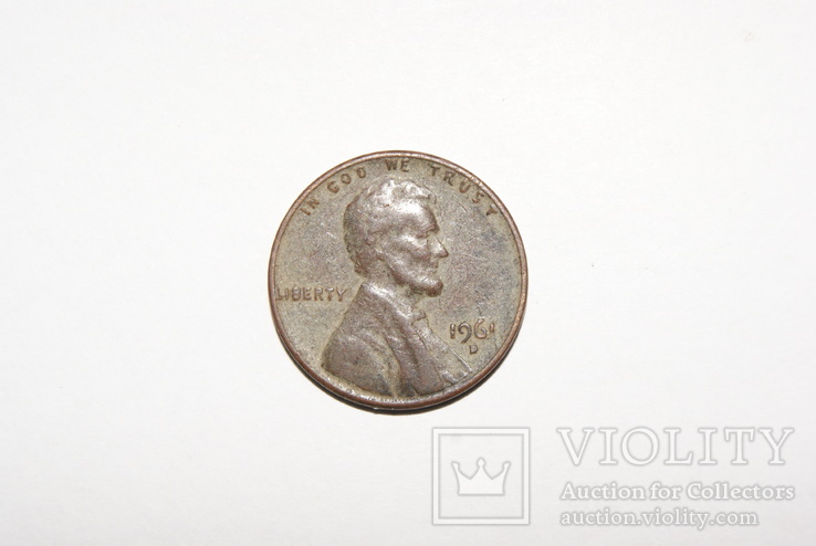 One cent 1961, фото №3