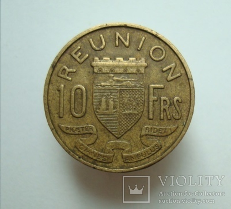 10 франков 1955 г., Реюньон (23), фото №2