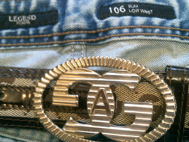Legend jeans - фирменные джинсы с ремнем, фото №6