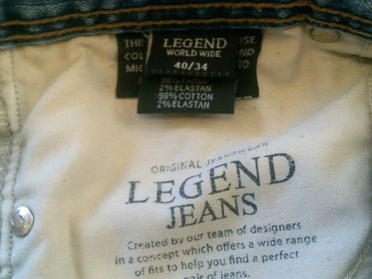 Legend jeans - фирменные джинсы с ремнем, фото №13