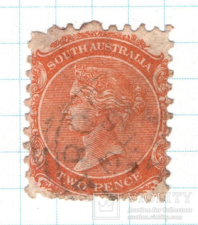 Брит.колонии. Южная Австралия, 1876 год.