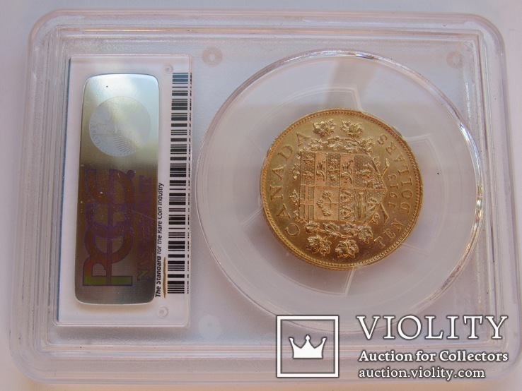 10 долларов 1913 г. Канада (AU58), фото №7