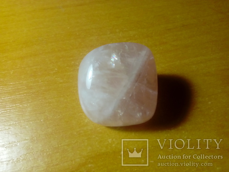 Природний камінь, мінерал 21,12 г. Рожевий кварц, фото №2