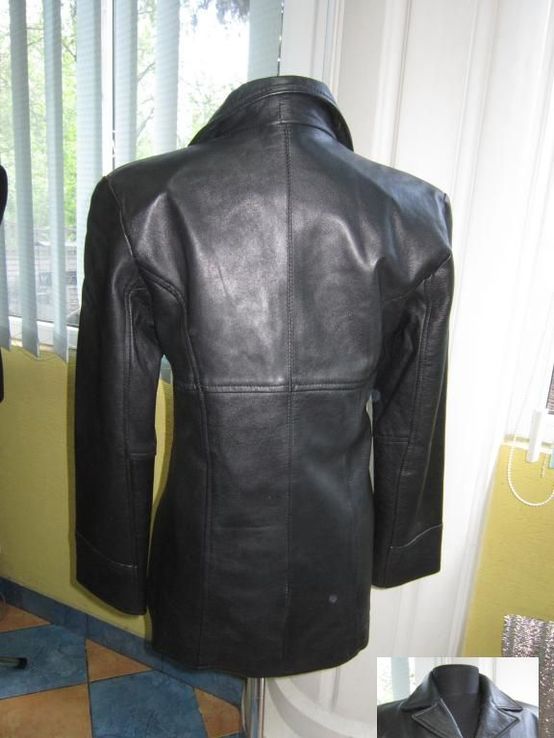 Женская кожаная куртка - пиджак. Германия. Лот 931, фото №4
