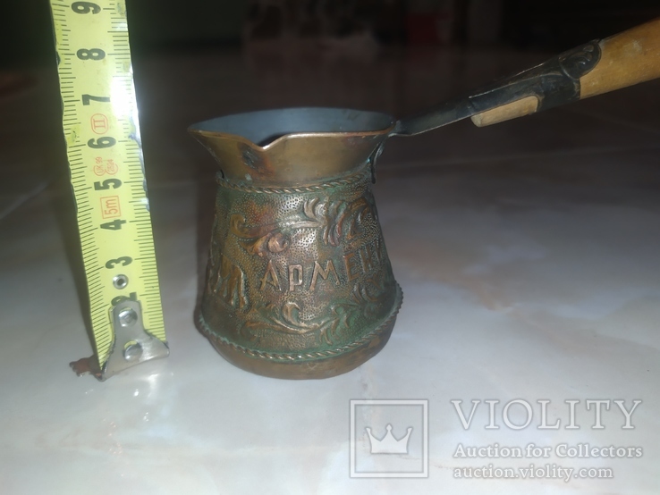 Турка кофеварка джезва медь Армения, фото №11