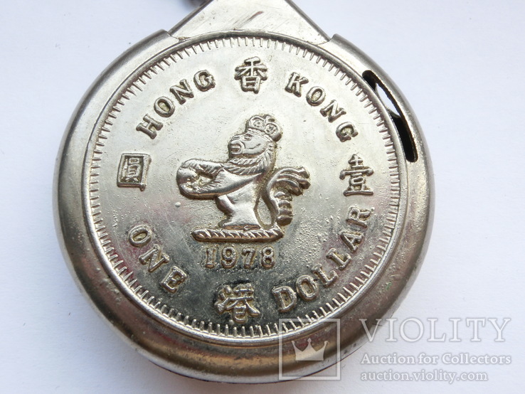 Зажигалка Hong Kong 1 dollar 1978, фото №3