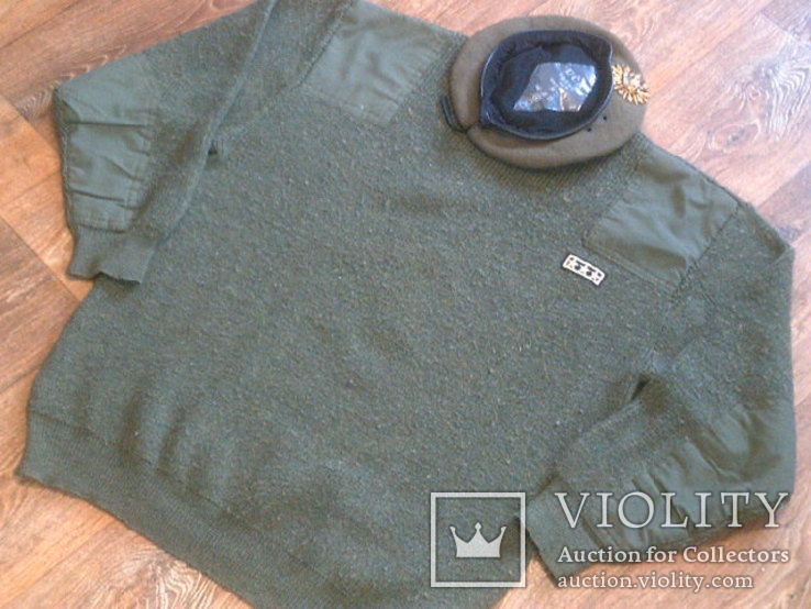 Commando свитер + берет зеленый, фото №3