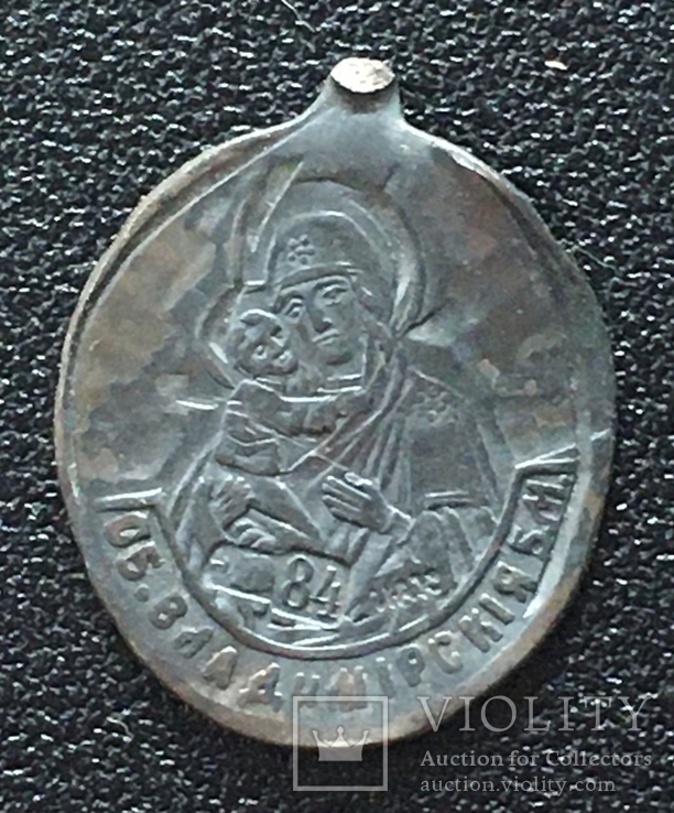 Нательная серебряная иконка, фото №3
