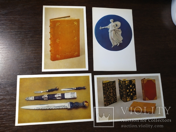 Комплект открыток 1983 Английское Прикладное искусство из собрания Эрмитажа. 16шт, фото №8
