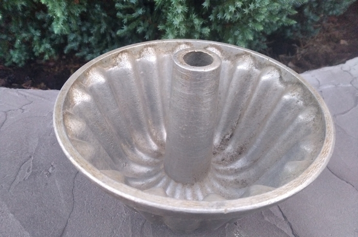 Алюминиевая форма для выпечки кекса СССР., фото №2