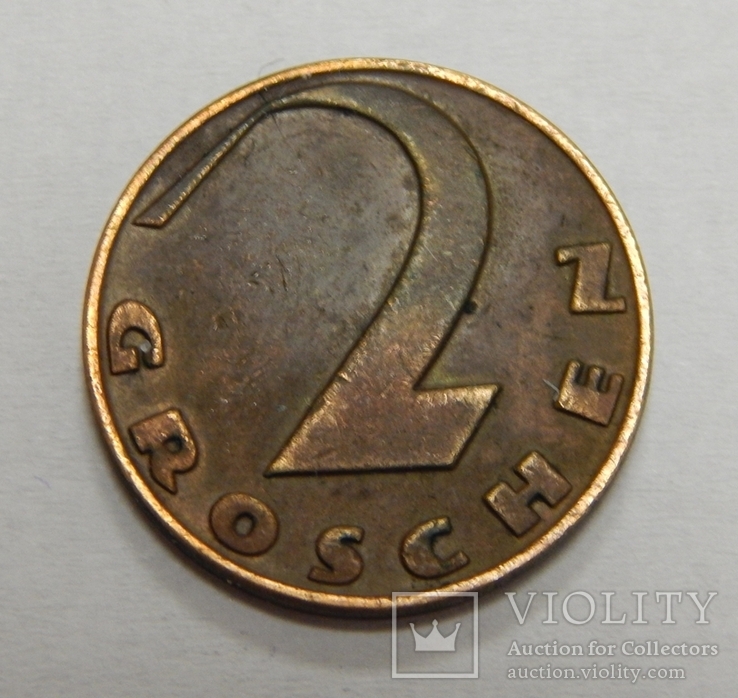 2 грошен, 1936 г Австрия