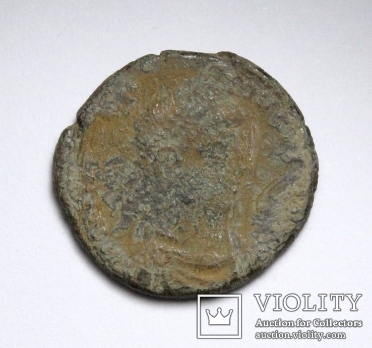 Імператор Феодосій І (379-395р.) мідний нуммус - CONCORDIA AVGGG, фото №6