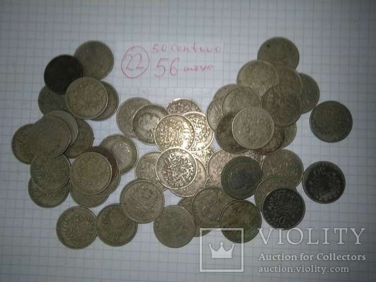 6372 Монеты Португалии 19,7 Килограмм., фото №11