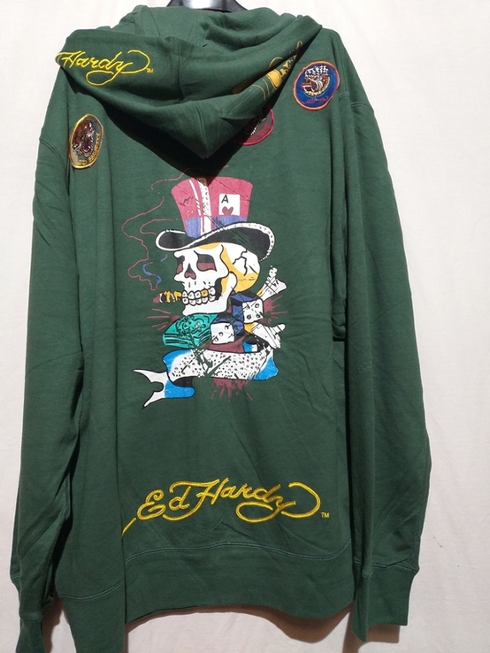 Батник мужской в стиле ED HARDY. Батал. 3XL., фото №13