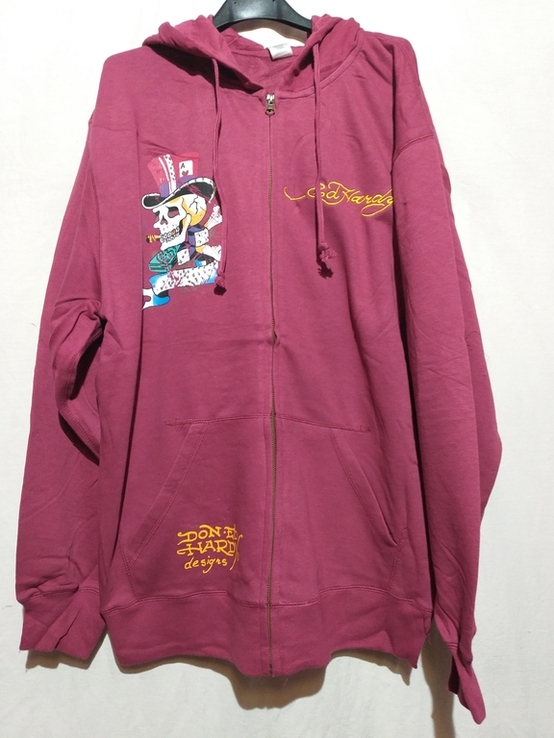 Батник мужской в стиле ED HARDY. Батал. 2XL., фото №7