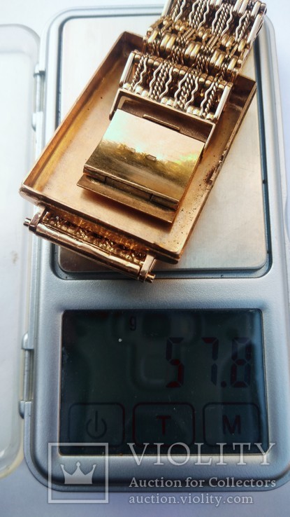 Золотые часы с браслетом, фото №6