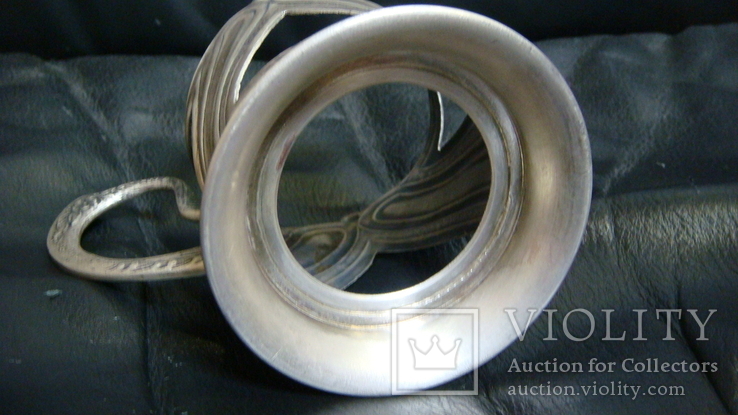 Подстаканник серебро 84 пр, 131 гр, фото №8