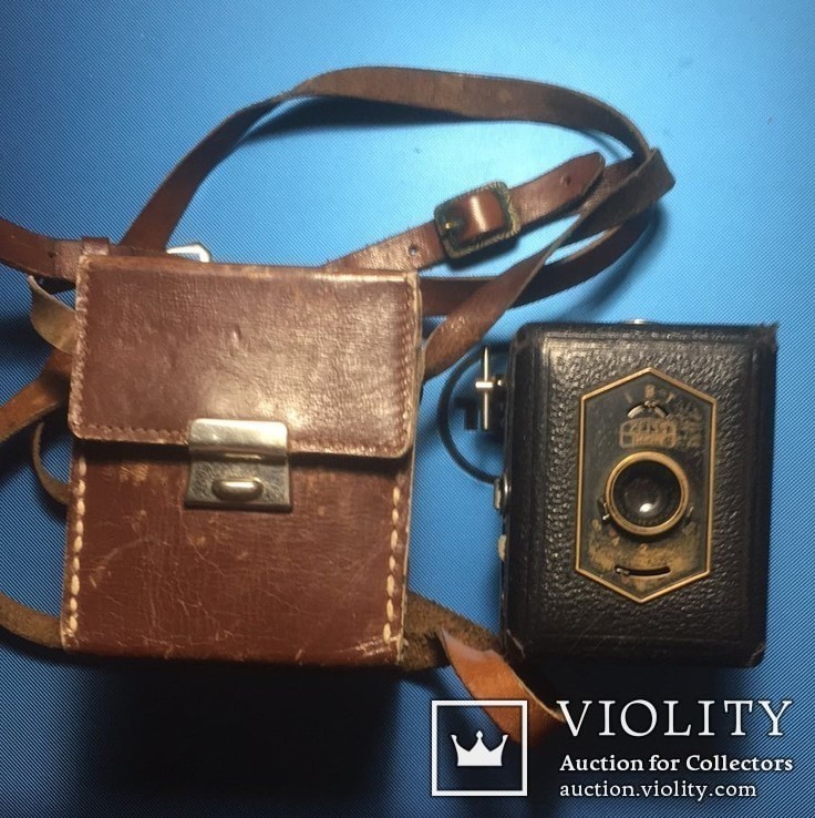 Фотоапарат Zeiss Ikon Baby-Box - miniature box camera D.R.P Film 4x6 1/2 A8 1930-x років., фото №2