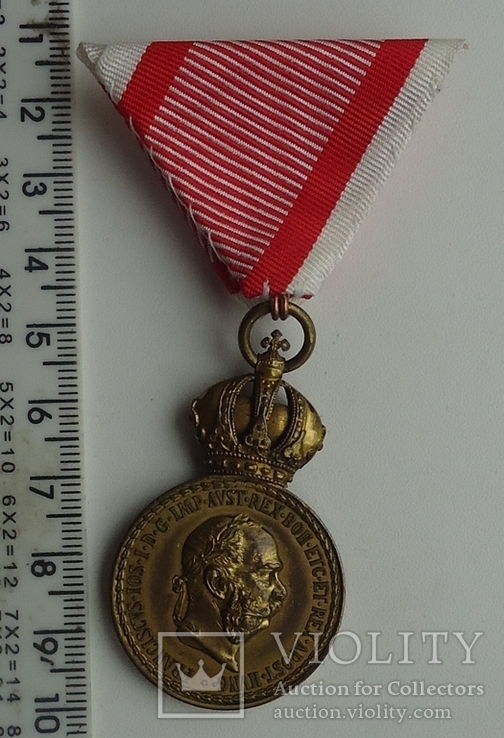 Австро-венгрия 1890 Ф.Иосиф медаль За Боевые Заслуги