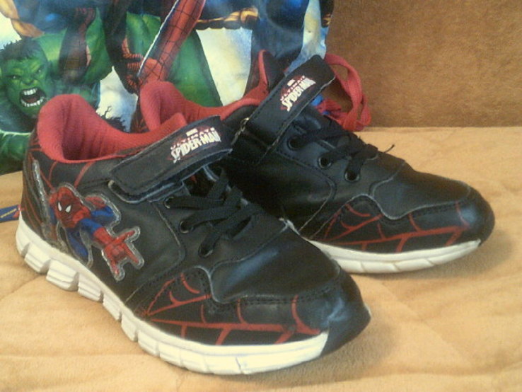 Spiderman комплект кроссовки разм.35 + вещи, фото №2