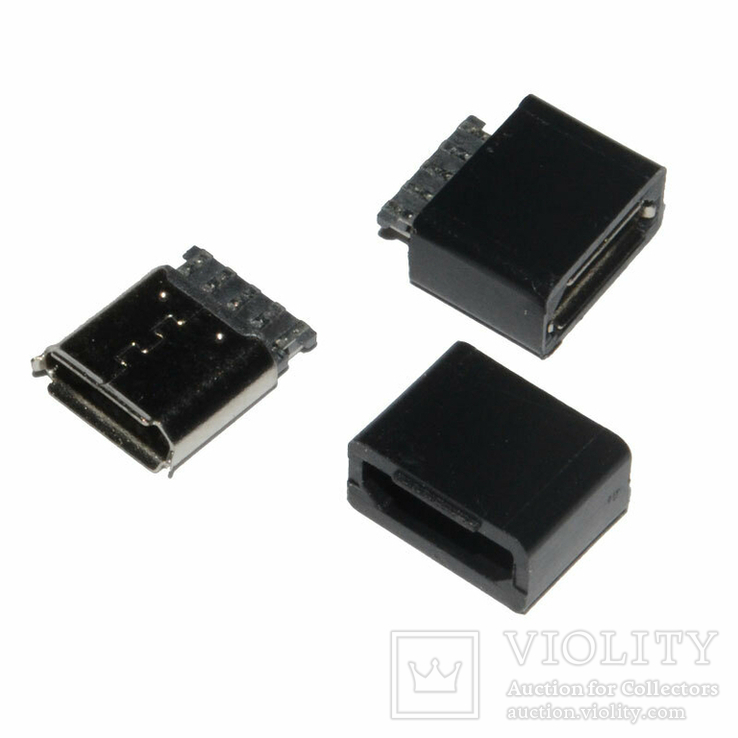 Гнездо micro USB 5pin на кабель