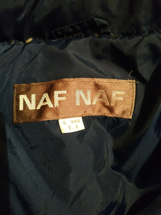 Куртка зимняя. Пуховик NAF NAF нейлон пух-перо p-p L(состояние!), numer zdjęcia 12