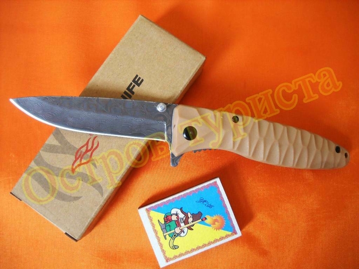 Нож складной Firebird  Ganzo F620-Y2 с травлением, фото №2