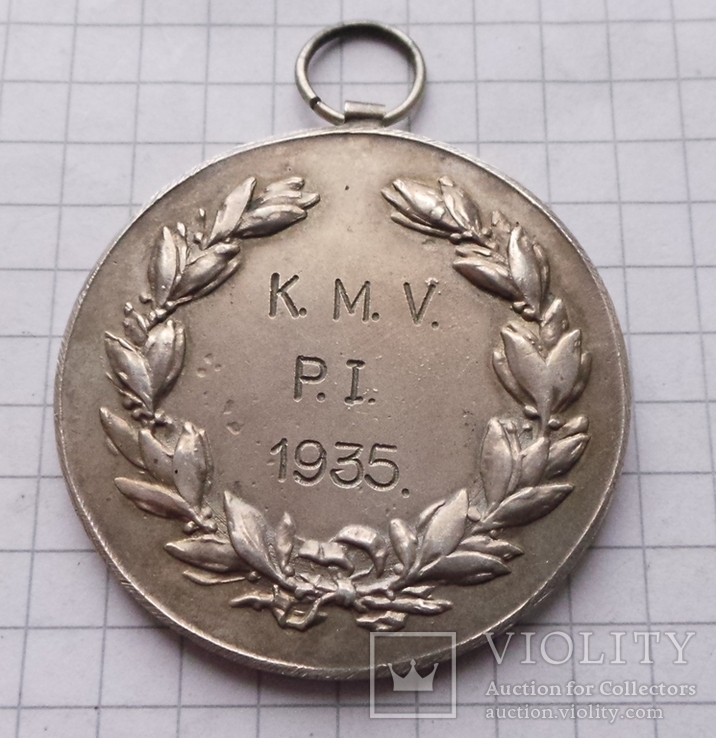 Медаль настольный теннис Венгрия, фото №3