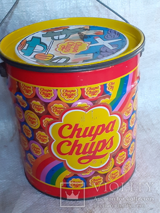 Ведро Чупа Чупс Chupa Chups 1997 год., фото №4