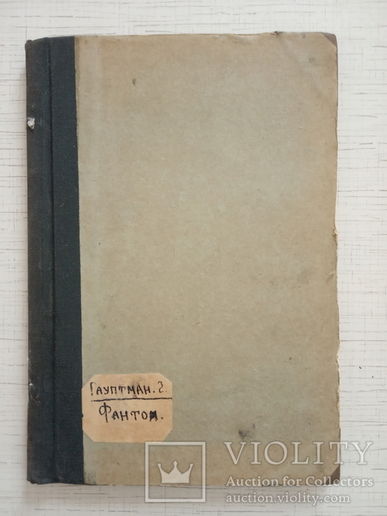 Гауптман Г. Фантом: роман, 1923, фото №2
