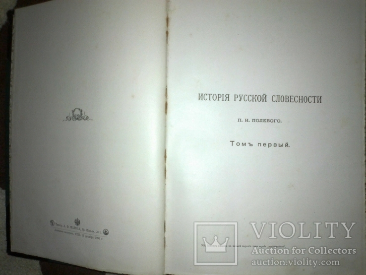 1903 г. История русской словесности П.Полевой - 1000 иллюстраций, фото №8