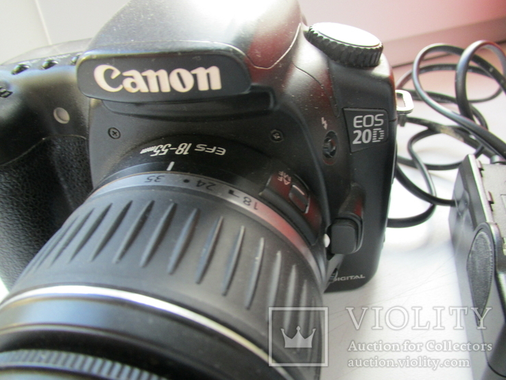 Фотоаппарат Canon 20D с объективом 18-55, фото №3