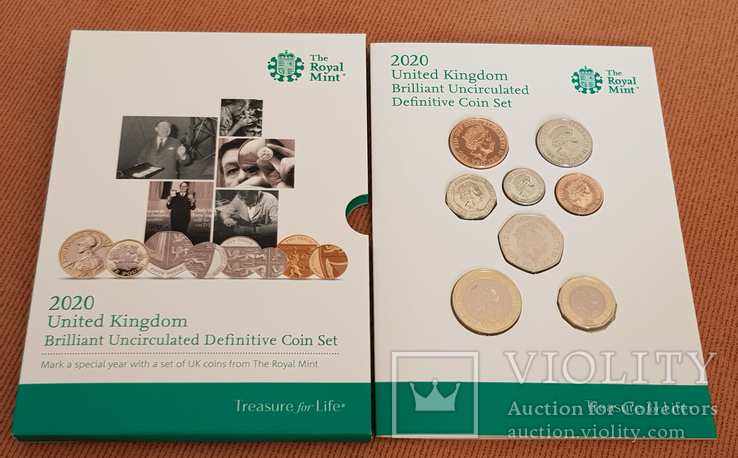 2020 UK Definitive Coin Set, фото №2