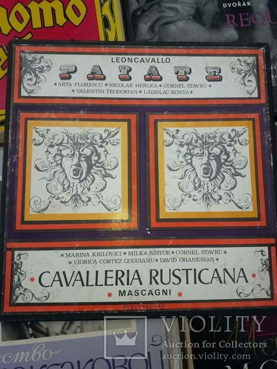 Leoncavallo "Paiate", Mascagni "Cavalleria rusticana". Комплект из 3х пластинок. Румыния., фото №2